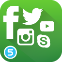 Plugin Icon Social Media Buttons / Icons für Shopware