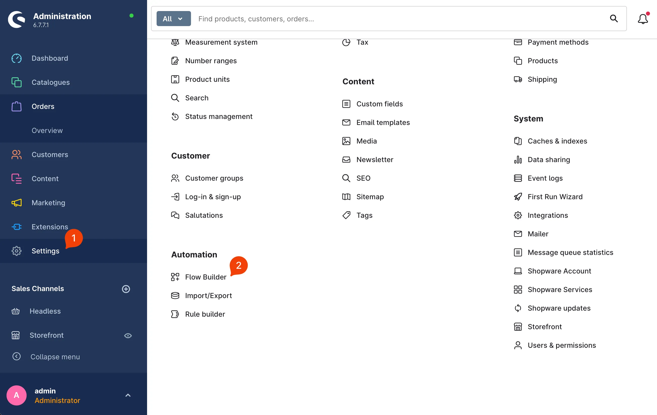 Schritt 1: Flow Builder öffnen