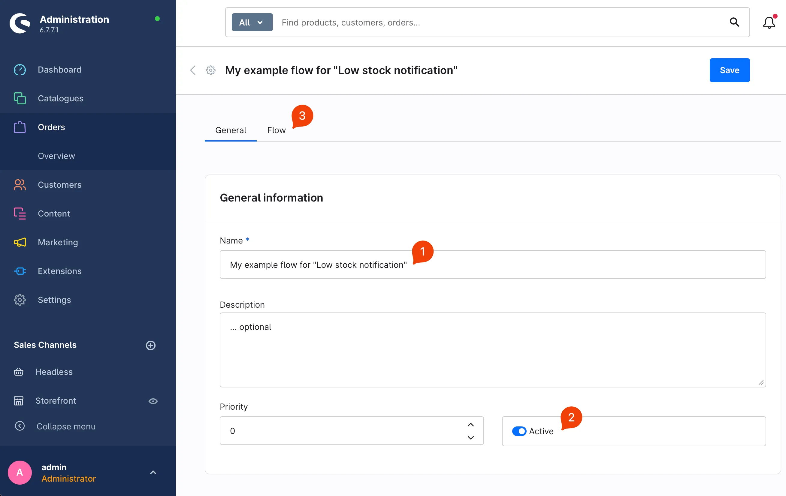 Schritt 2: Namen vergeben