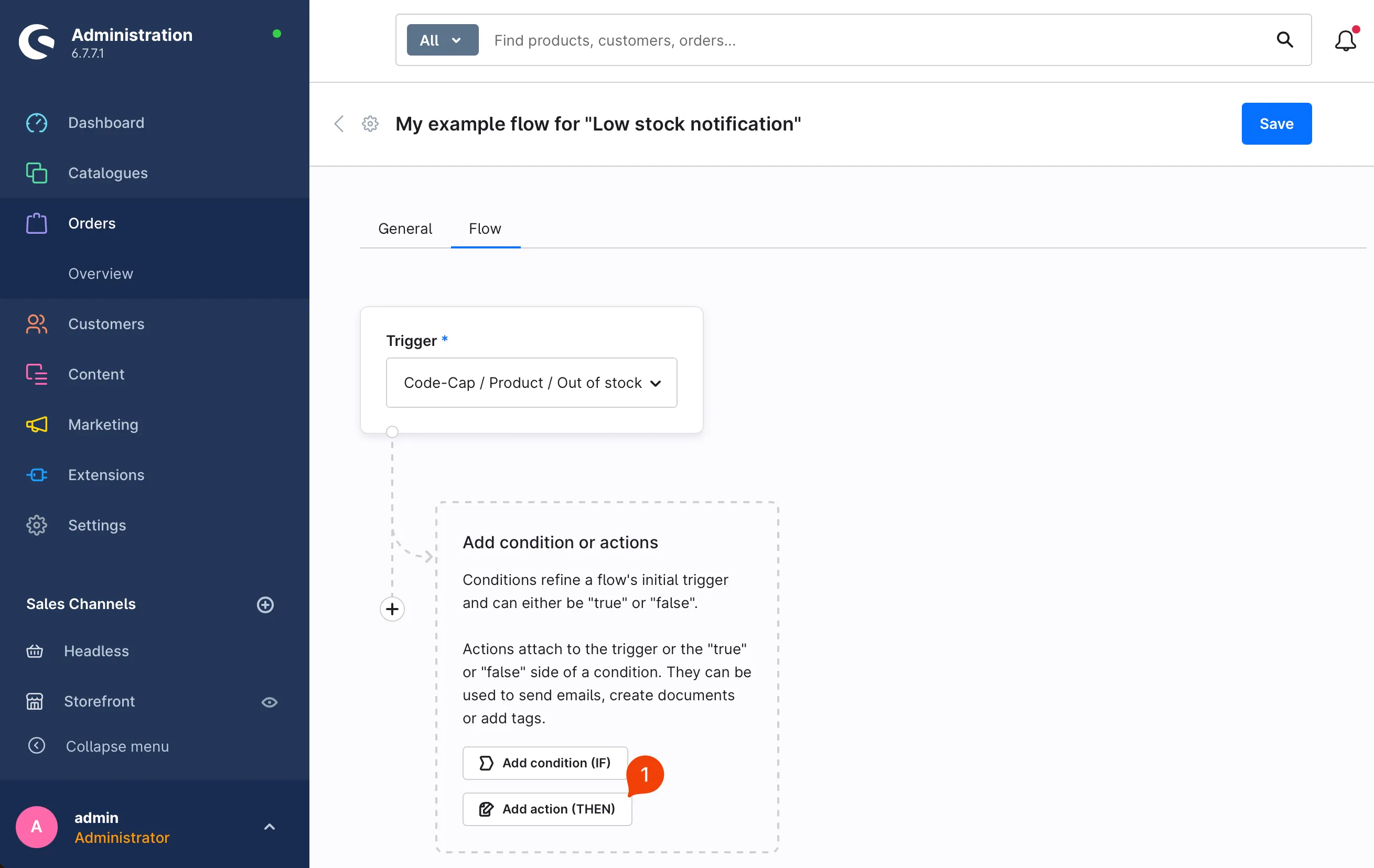 Schritt 4: Aktion hinzufügen