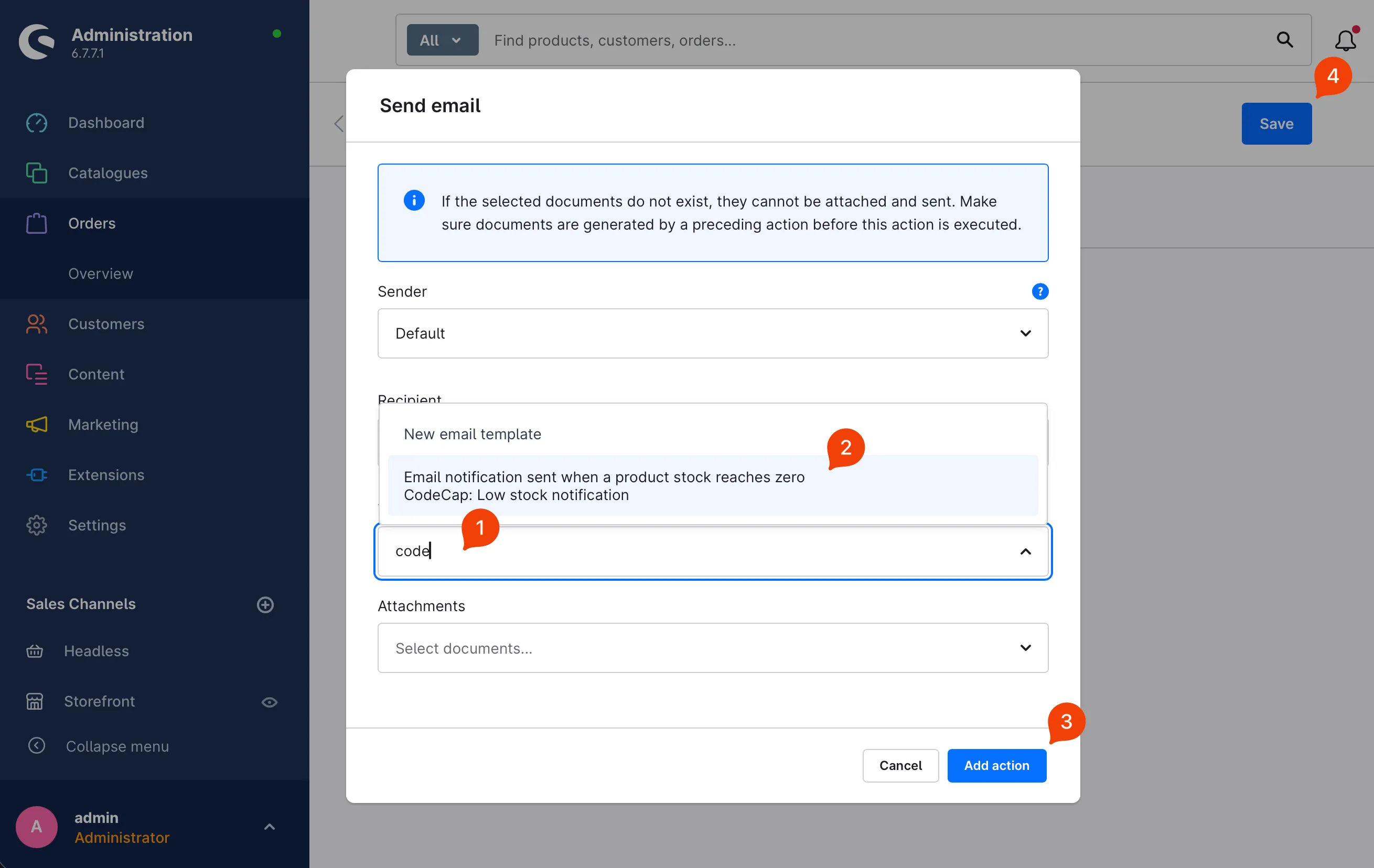 Schritt 6: Flow speichern und aktivieren